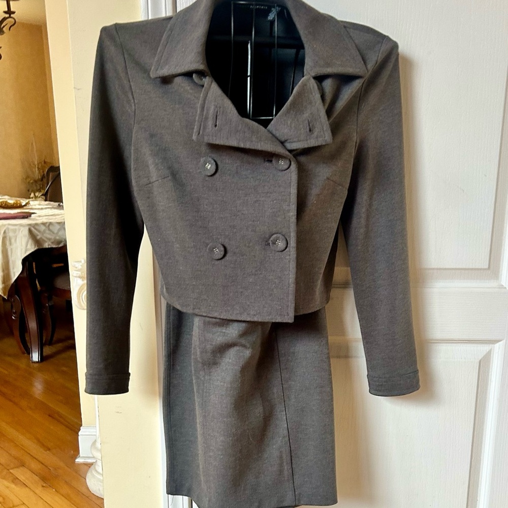 Grace Elements Gray Knit Two-Piece Set - image 2